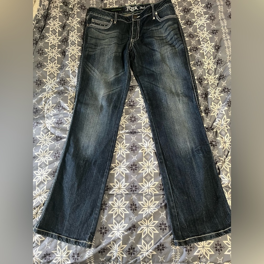 Wrangler Rock 47 Dark Blue Jeans